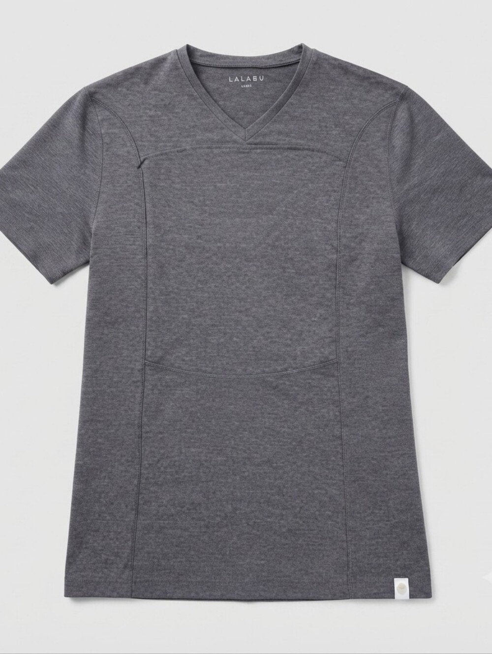Lalabu Soothe Shirt Simple Gray Babywearing Nursing Tank Pouch Top Large